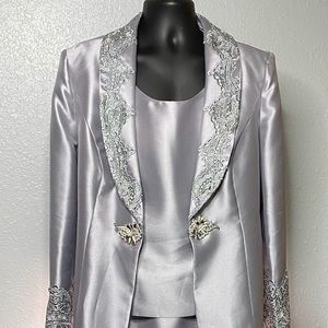 3 Piece Grey Suit by Elite Champagne